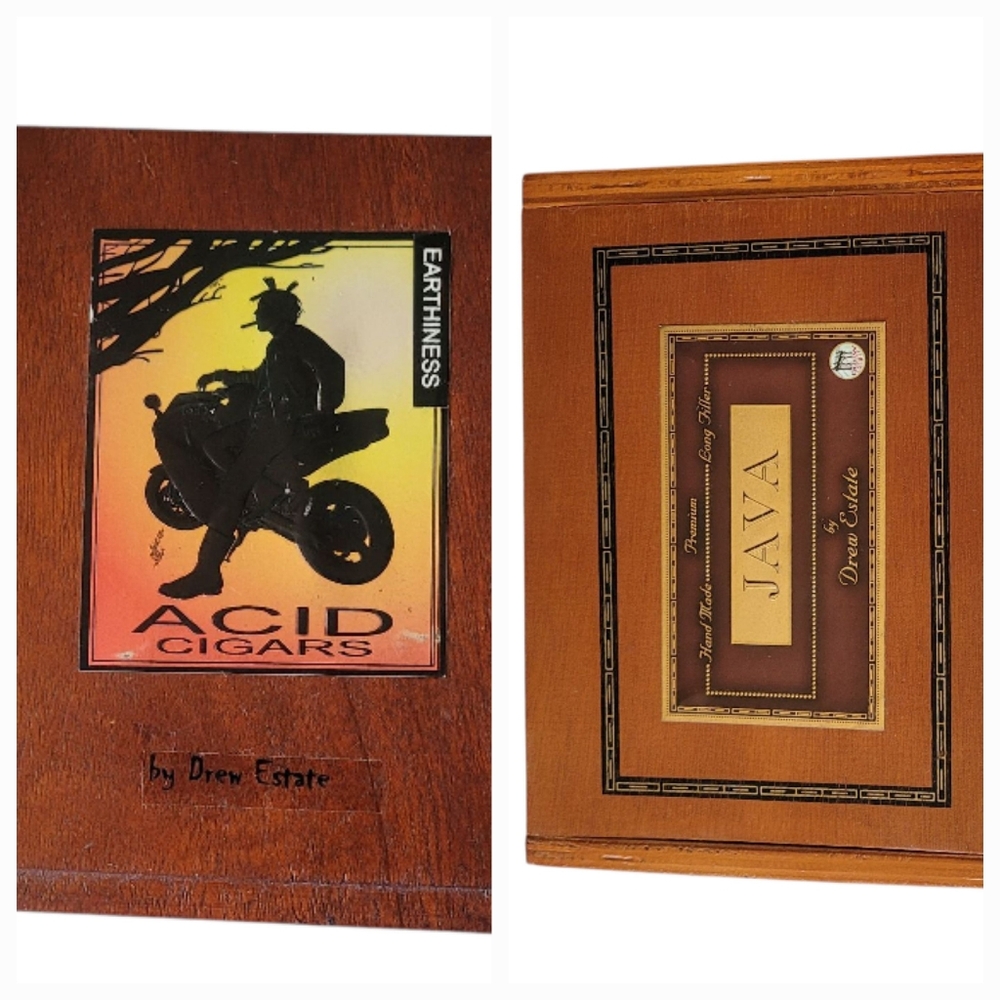 Drew Estate Acid & Java Cigars Boxes